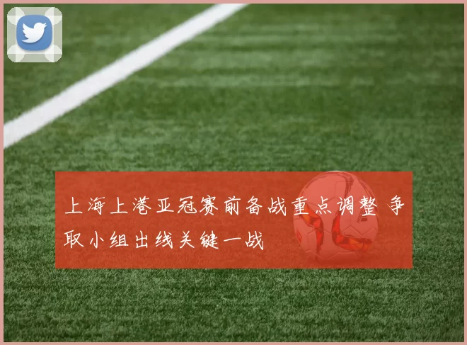 上海上港亚冠赛前备战重点调整 争取小组出线关键一战